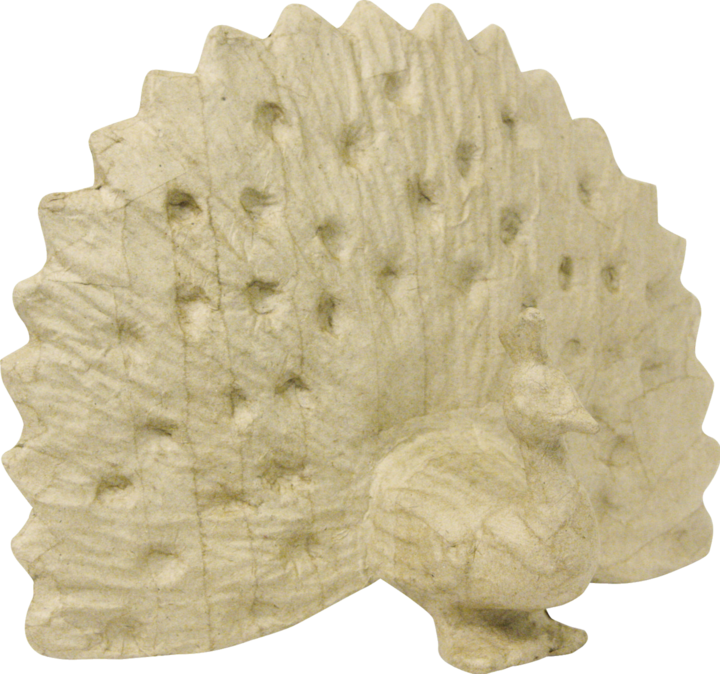 Produktbild Décopatch Papp-Figuren 12.5 x 24 x 19 cm Pfau