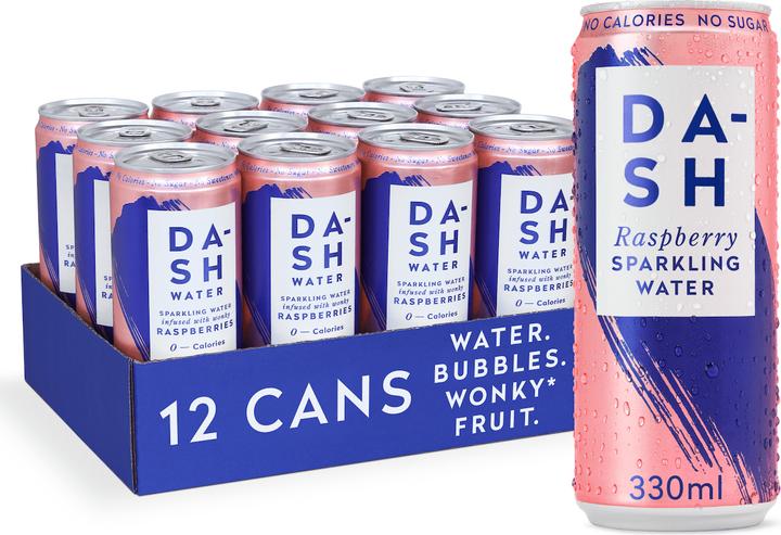 Produktbild Dash Water Raspberries (12 x 33 cl)