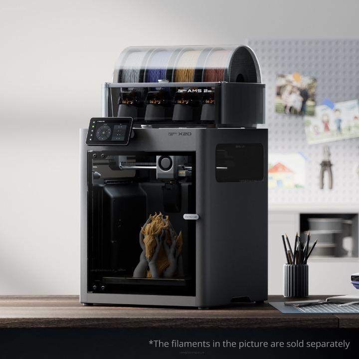 Actual product image Bambu Lab X2D Combo 3D-Drucker