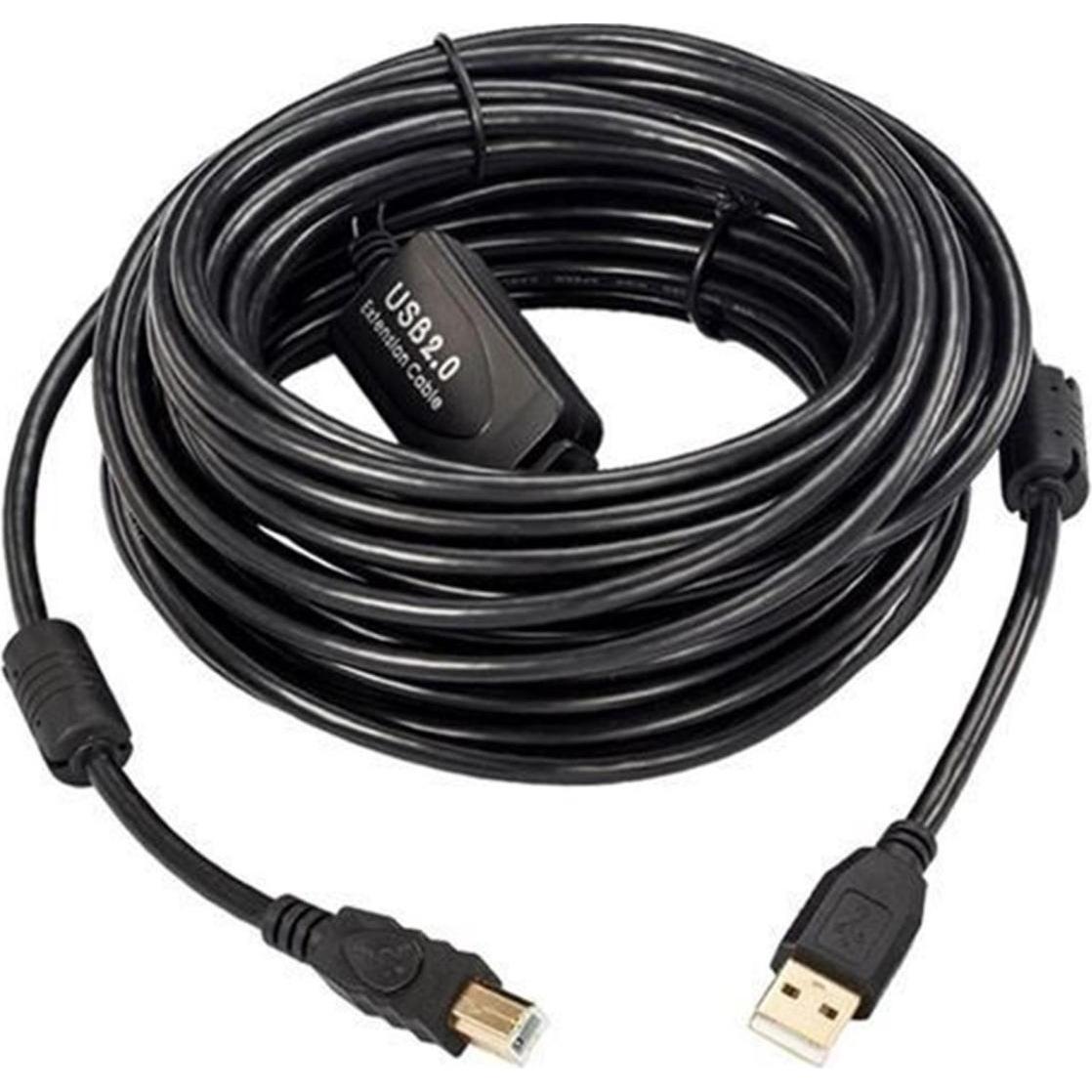 MicroConnect Active USB 2.0 A-B Cable, 10m (10 m, USB 2.0), USB Kabel