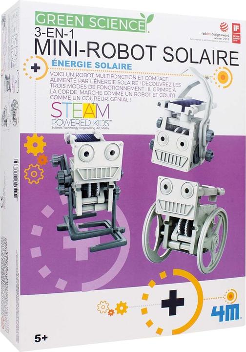 Actual product image 4M 3-in-1 Mini Solar Robot (mult)