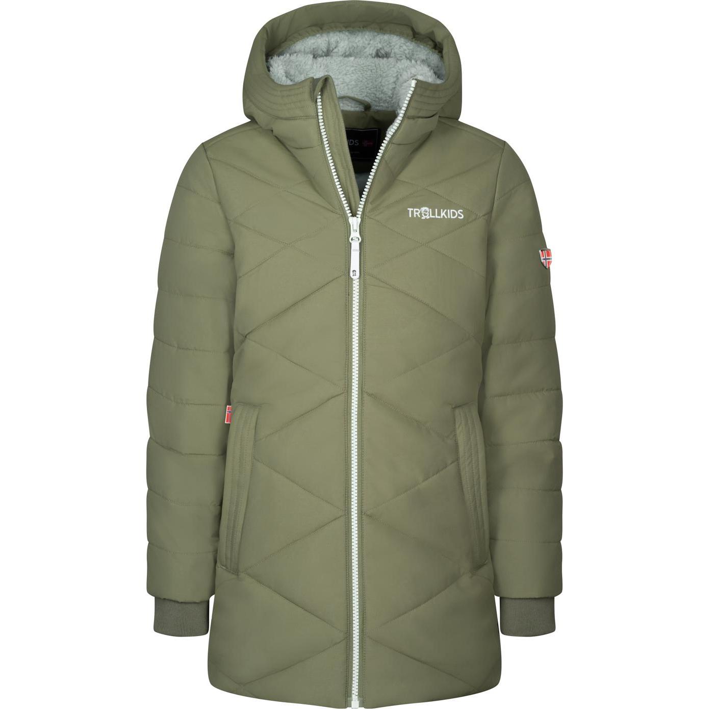Trollkids, Mädchen, Jacke, Girl's Bergen Coat (92), Grün, 92