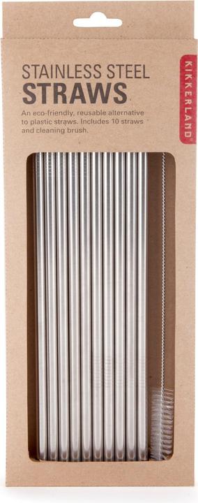 Actual product image Kikkerland Straws (10 x)