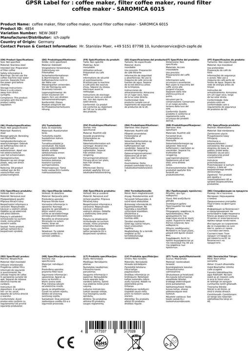 Actual product image Saro Saromica 6015