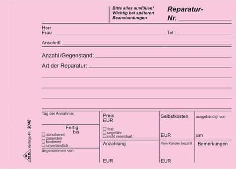 Produktbild Rnk Reparatur-Block A6 3048