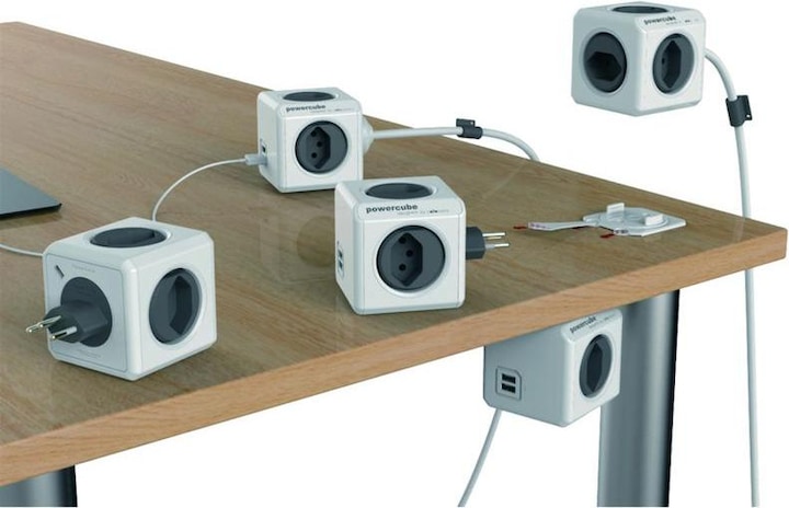 Produktbild Allocacoc PowerCube Extended USB S+ (4 x, Typ 13, USB-A, 1.50 m)