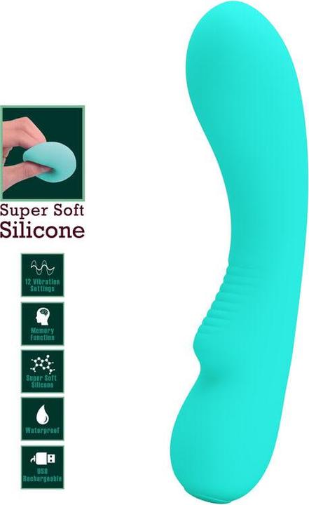 Produktbild Pretty Love Prescott Wiederaufladbarer Vibrator Aqua Green