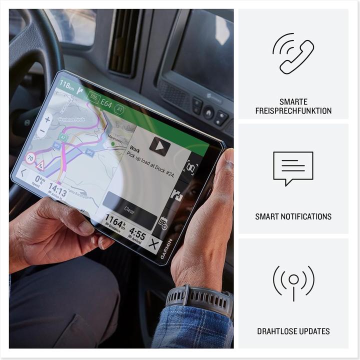 Actual product image Garmin dezl LGV820 8" Truck GPS, Europe (8")