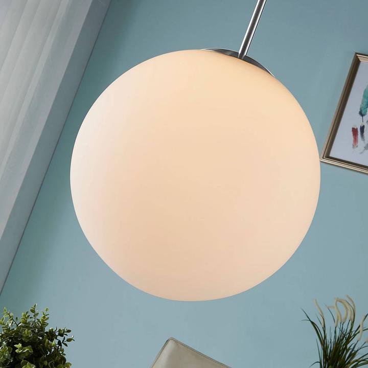 Produktbild Lindby Marike Pendelleuchte Ø35 Opal/Nickel (E27)
