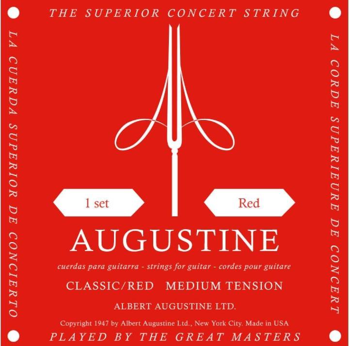 Augustine Classic Red Medium (6 x, Gitarre, 0.03")