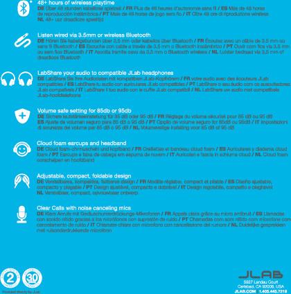 Actual product image JLab Audio JBuddies Pop Wireless On-Ear Pink