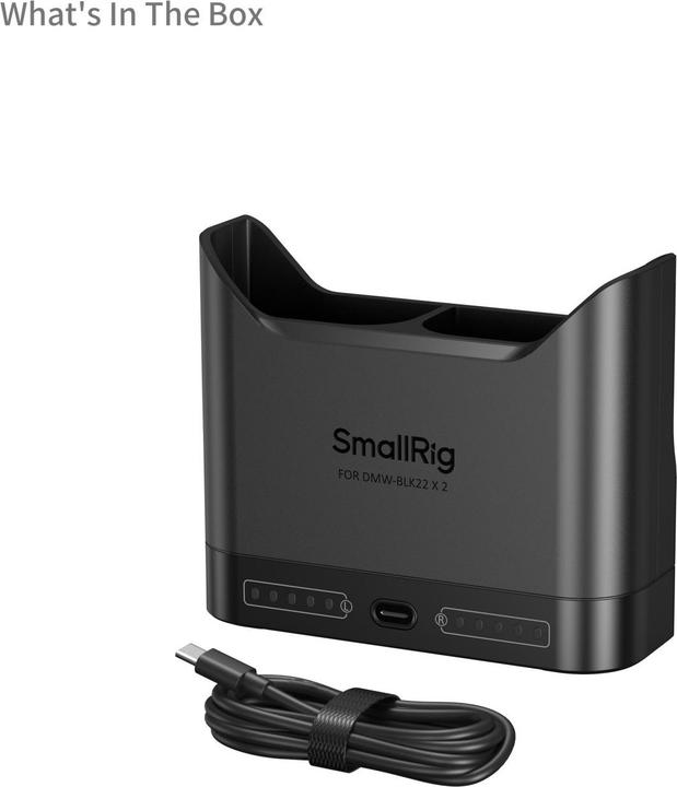 Produktbild SmallRig 5492 Camera Battery Charger for DMW-BLK22 (Kamera Akku Ladegerät)