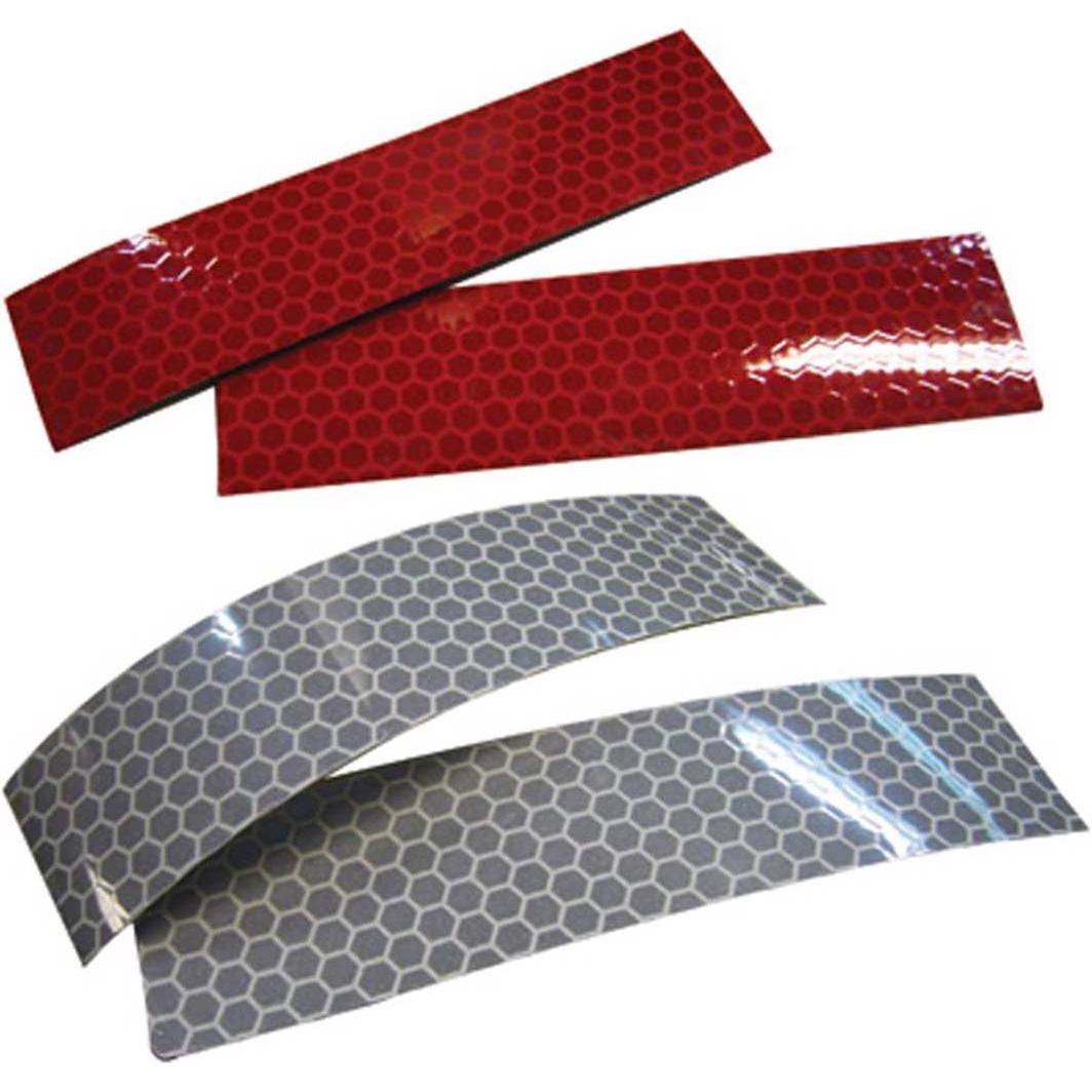 Riflettore Rosso Rotondo Montato A Vite - 60 Mm - Foto 3