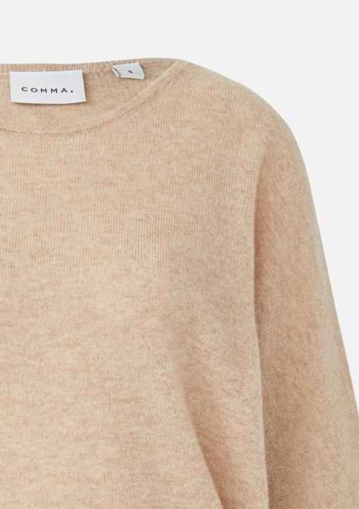 Image du produit Comma Strickpullover Kaschmirpullover mit Fledermausärmeln (S)
