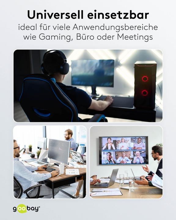Produktbild Goobay Ethernet-Kabel USB-A auf RJ45 (USB, RJ45 (1x))