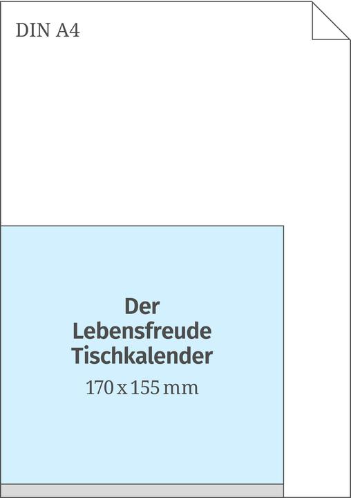 Produktbild Wolf:Der Lebensfreude-Tischkalender 202 (17 x 15,6 cm)