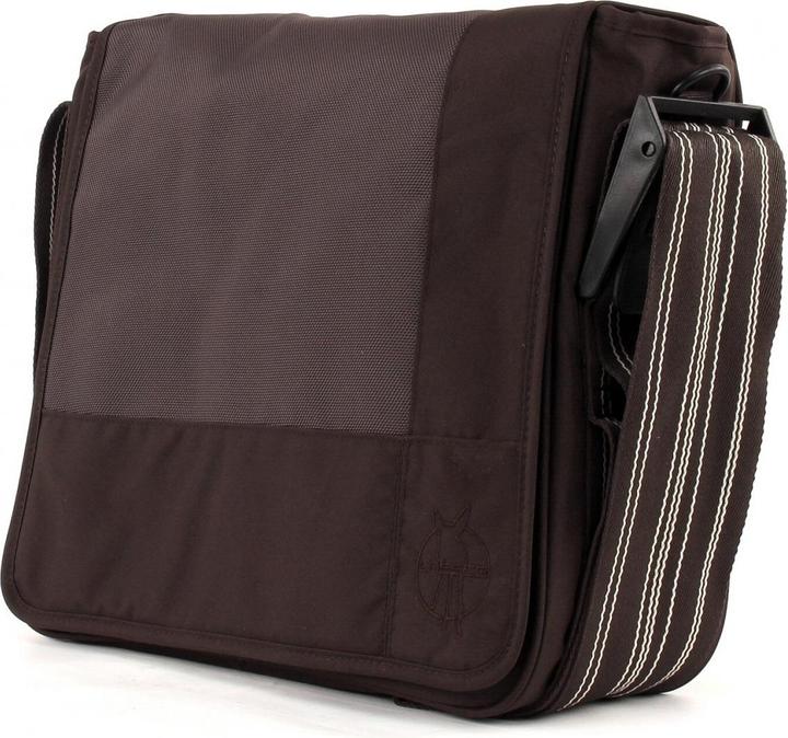 Produktbild Lässig Wickeltasche Messenger Bag Patchwork choco