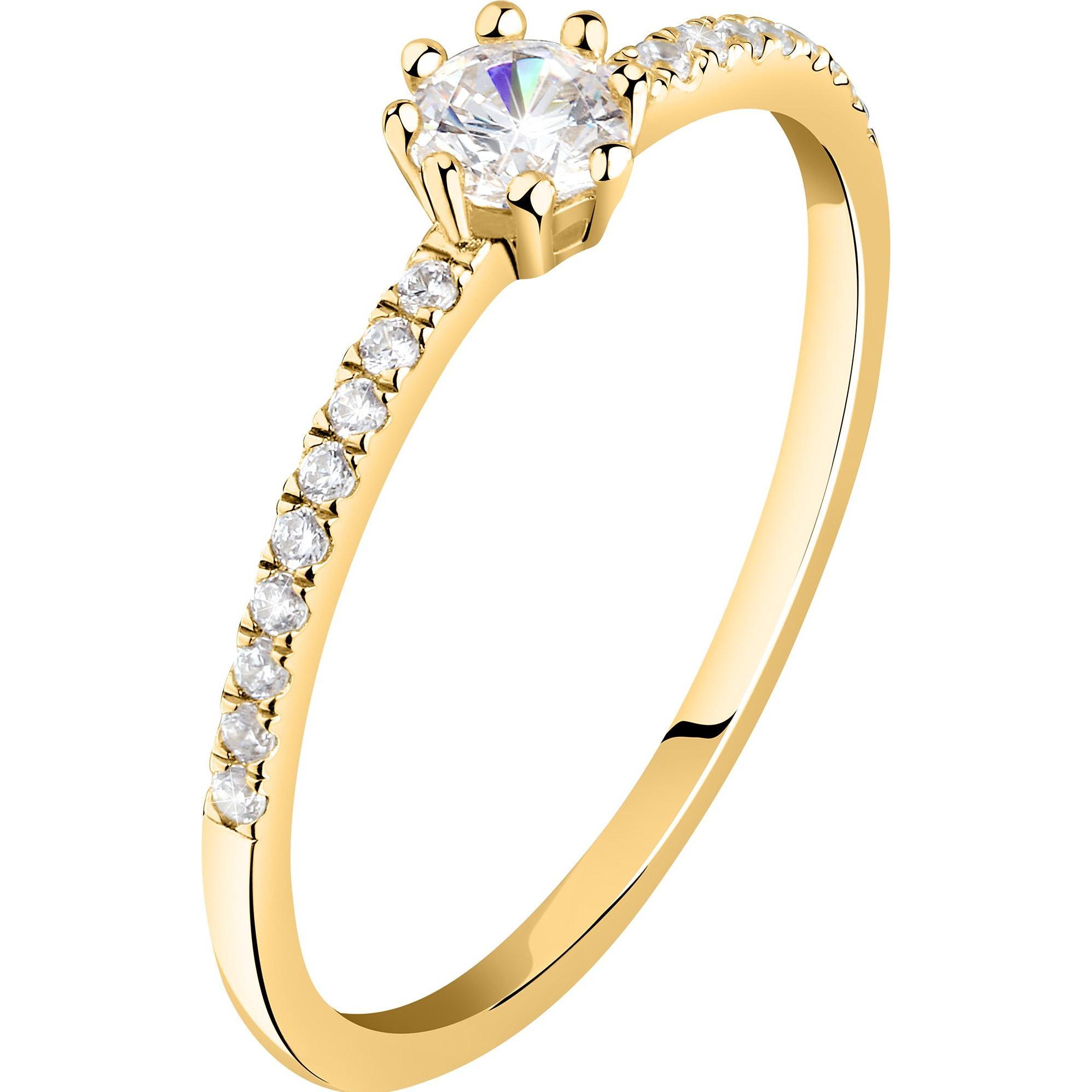 Live Diamond, Ring, Damenring, (58, 375/9 K Gold)