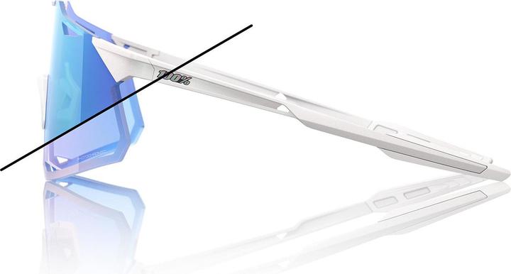 Actual product image 100% HYPERCRAFT LE - Bastille (Pearl White Glitter, Blue Mirror Photochromic)