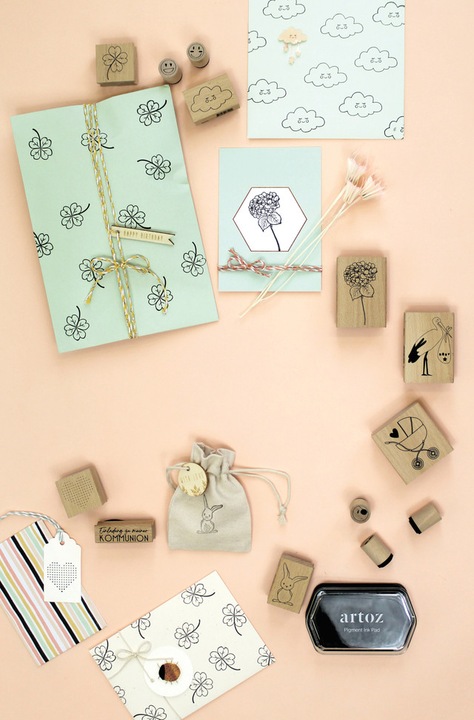 Actual product image Artoz Stamp set Smiley