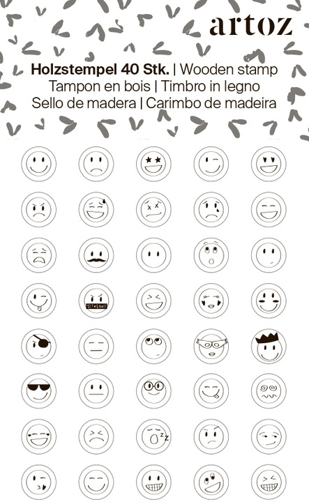 Actual product image Artoz Stamp set Smiley