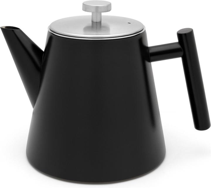 Leopold Vienna Teekanne Oslo 1l doppelwand. mattschwarz LV513001 (1 l)