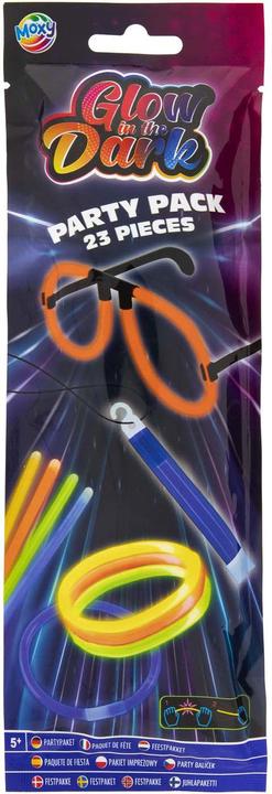 Actual product image Grafix Glow in The Dark Sticks Party Pack, 30 pieces.