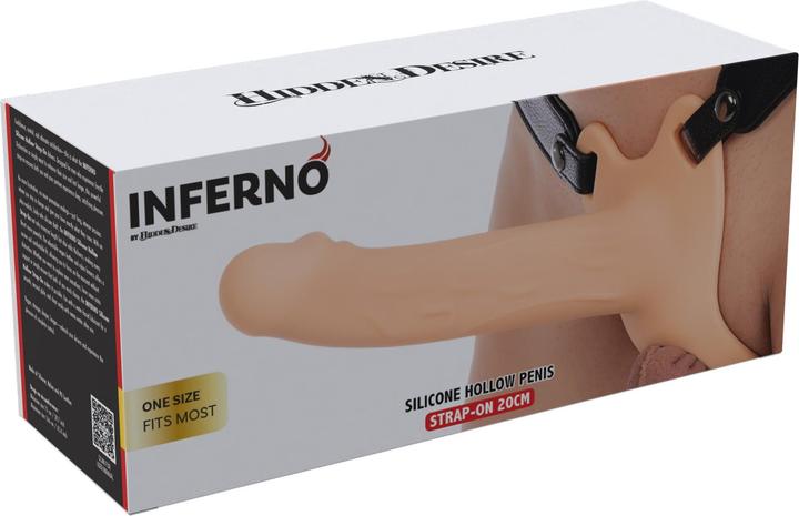 Produktbild Hidden Desire Hollow Penis Strapon 20cm