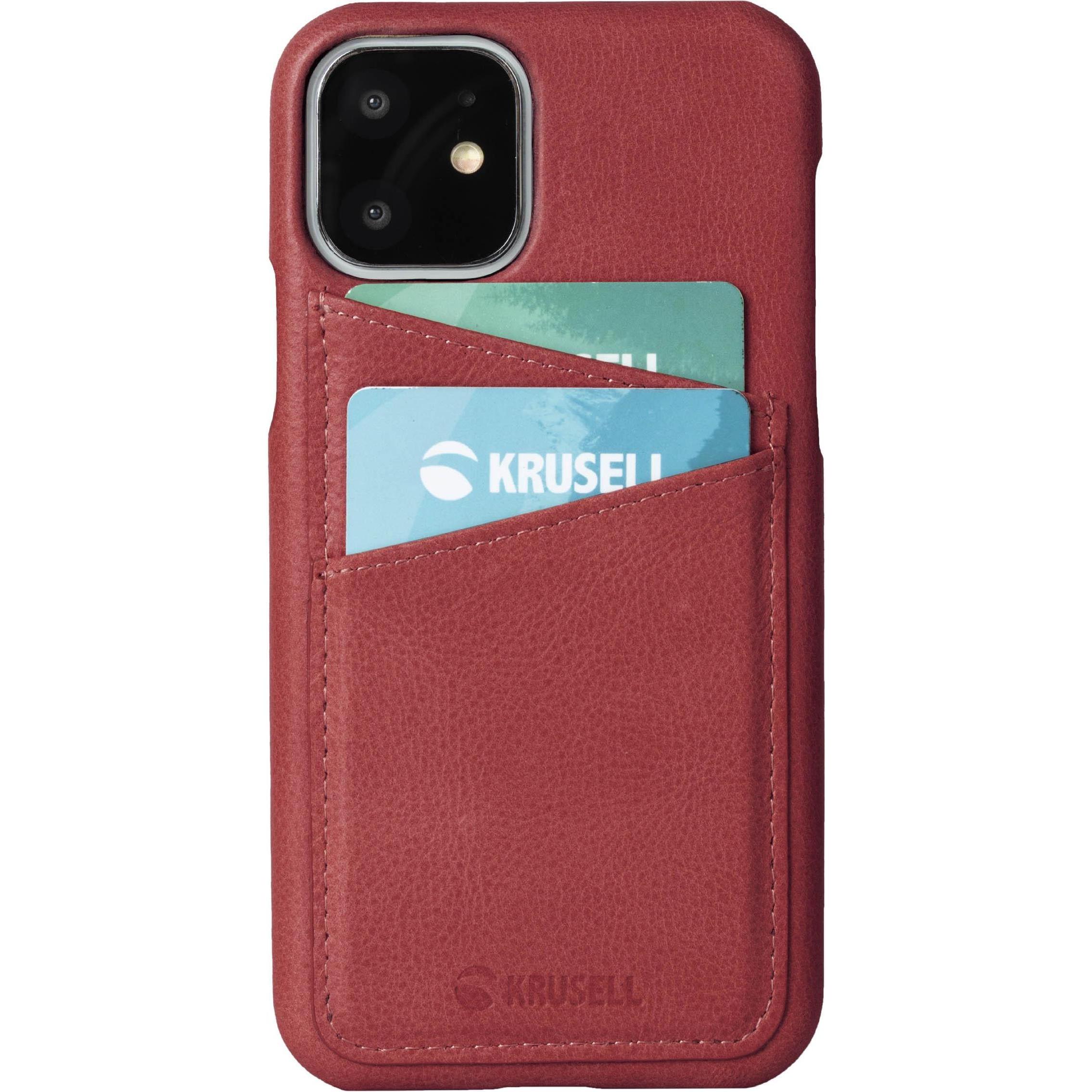 Thumbnail - Krusell Sunne CardCover Apple iPhone 11 vintage red (61791) (Apple iPhone 11), Smartphone Hülle, Rot