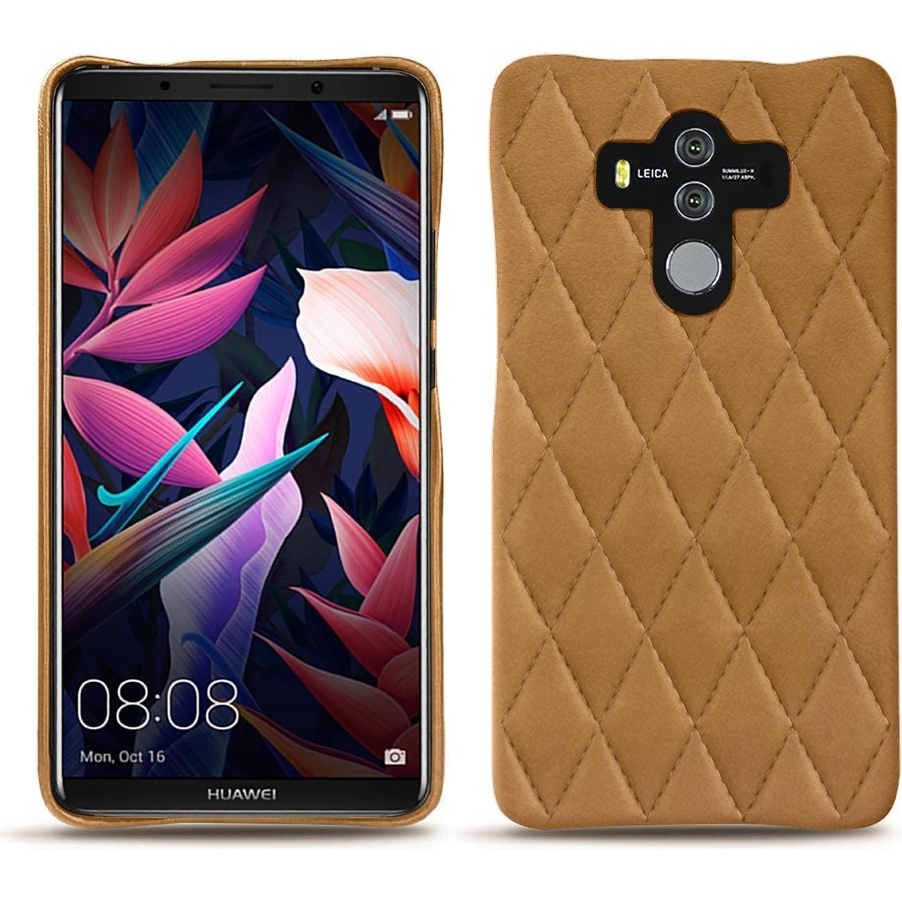 Noreve Lederschutzhülle (Huawei Mate 10 Pro), Smartphone Hülle, Braun