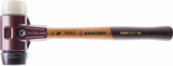 Halder SIMPLEX-Schonhammer 50 GUMMIK./NYLON TE (1140 g)