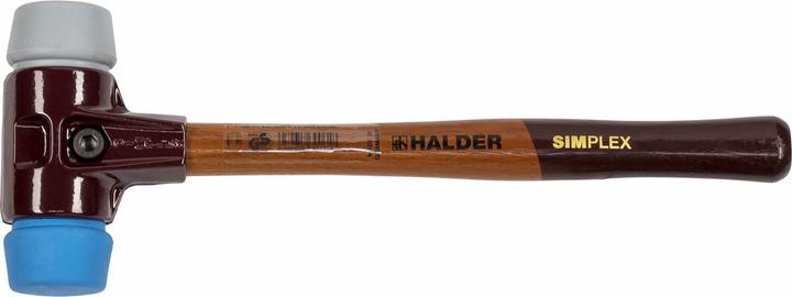 Actual product image Halder SIMPLEX soft-face hammer 30 TPE-soft/TPE-mid TE SIMPL (340 g)