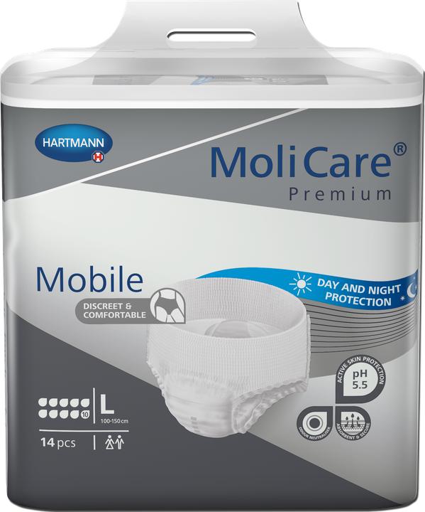 Produktbild MoliCare Mobile 10 Inkontinenz Pants (14 x, L)