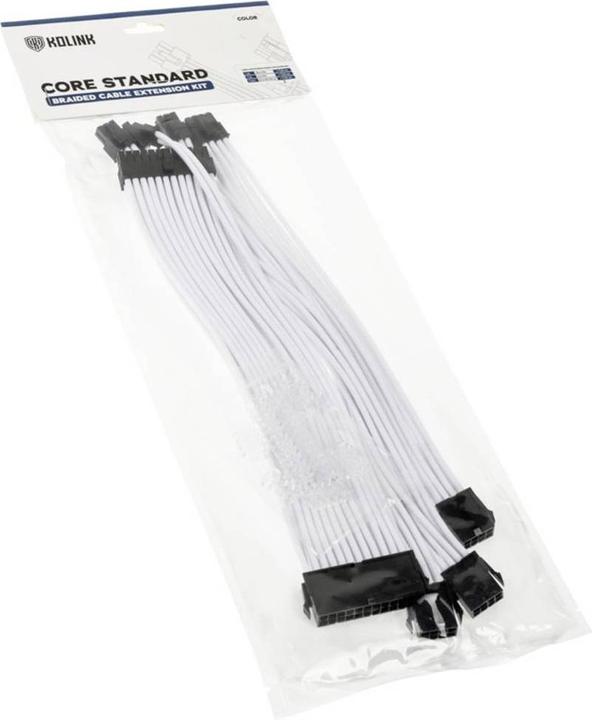 Image du produit Kolink Core Standard Braided Cable Extension Kit - Brilliant White