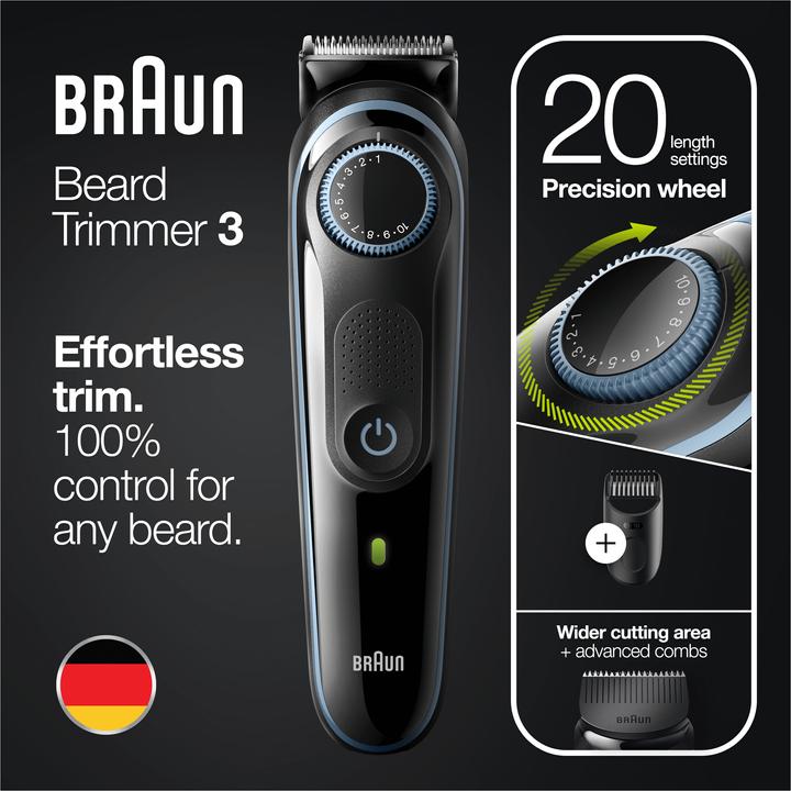 Productafbeelding Braun Baardtrimmer 3 BT3340. Baardtrimmer voor mannen