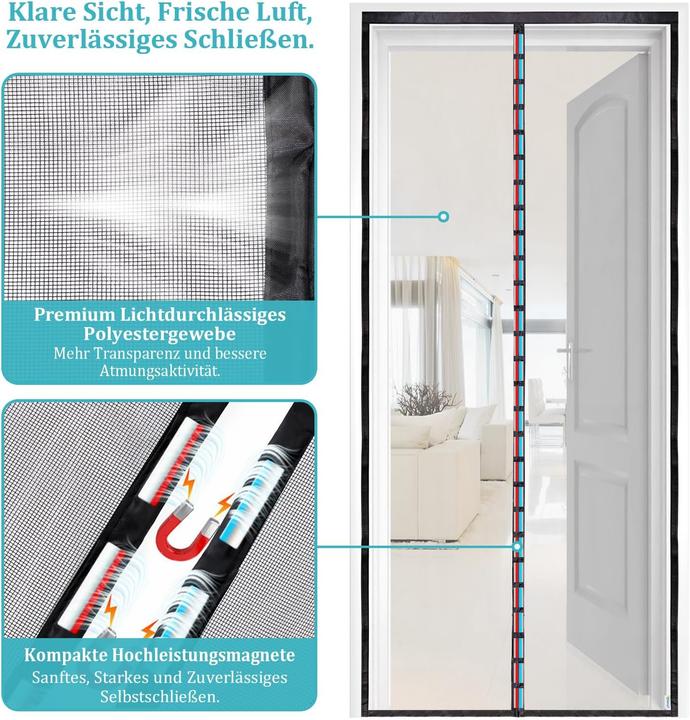 Produktbild Apalus Fliegengitter (100 x 210 cm)