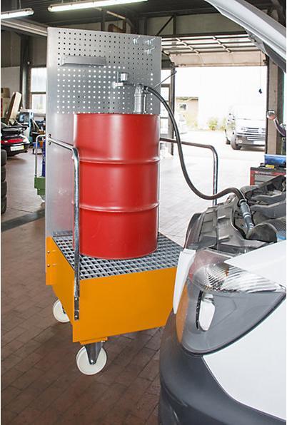 Actual product image Bauer Südlohn Mobile drip tray with perforated plate wall