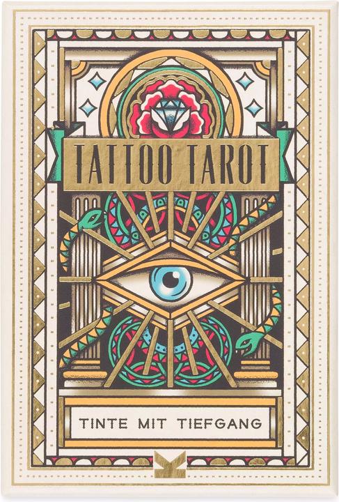 Actual product image Card game Tattoo Tarot - ink with depth