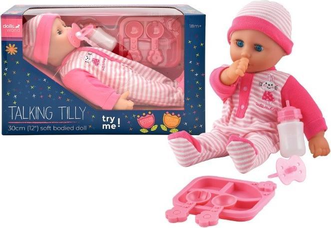 Dolls World Lalka Talking Tilly 30cm