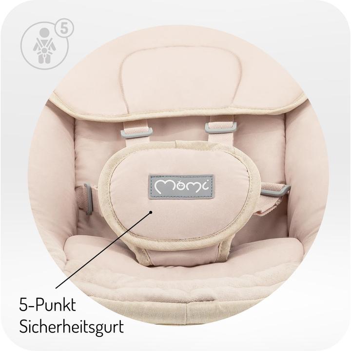 Actual product image MoMi Babywippe mit LED-Display & Fernbedienung