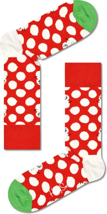 Actual product image Happy Socks Big Dot Snowman (pack of 2, 36 - 40)