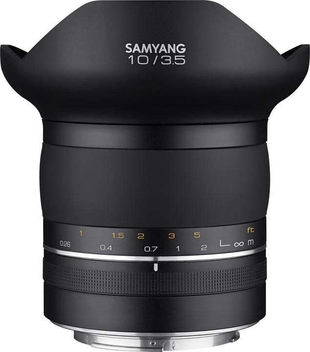 Actual product image Samyang XP 10mm f/3.5 Canon EF (Canon EF, APS-C / DX, full size)
