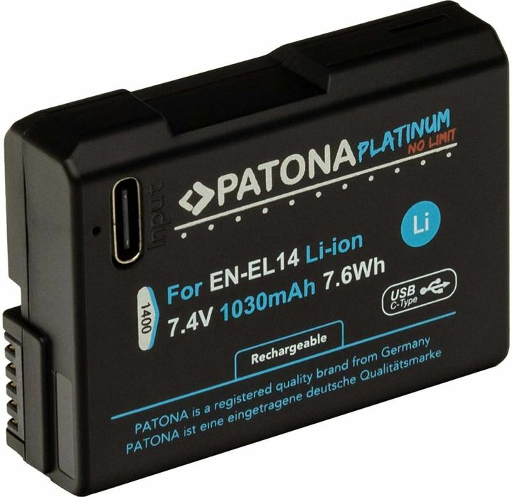 Actual product image Patona Platinum (Rechargeable battery)