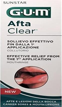 Immagine prodotto GUM SUNSTAR AftaClear Mundspülung (120 ml, Collutorio)