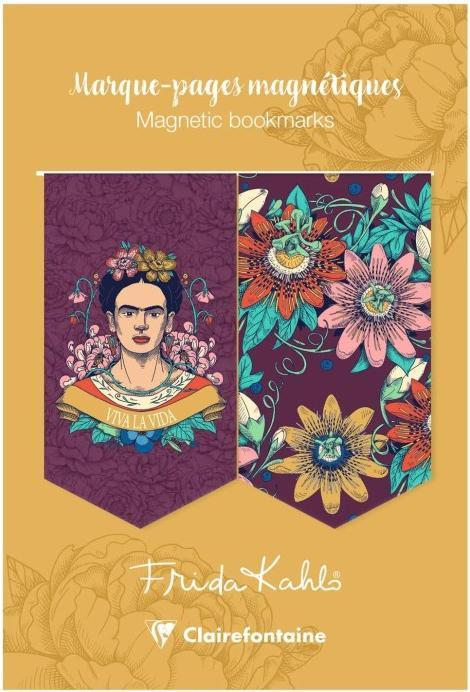 Clairefontaine Frida Kahlo, Set of 2 bookmarks 7,5x4 cm