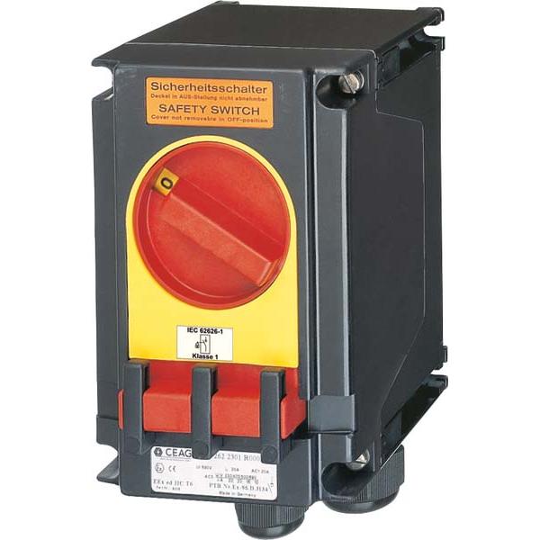 Josef Wallraff, Systemstromversorgung, GHG2622301R0002 EX-Sicherheitsschalter 20A 3p Not-Aus