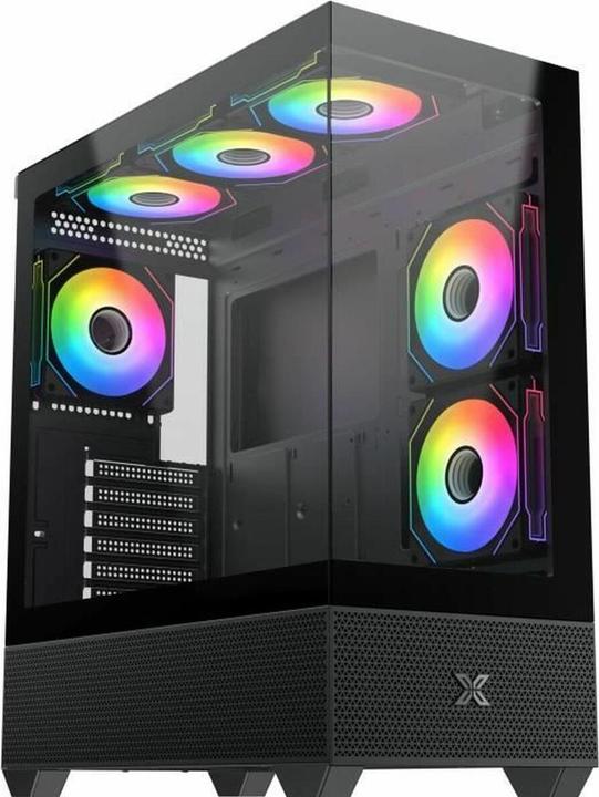 Produktbild Xigmatek Boitier Moyen Tour ATX Alphard RGB avec panneau vitré (Noir) (ATX, mATX, Mini-ITX)
