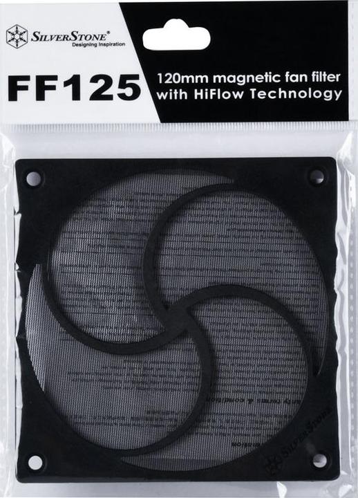Produktbild Silverstone SST-FF125B magnetischer Highflow Staubfilter