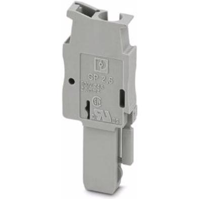 Phoenix Contact Stecker SP 2,5/ 1 Grau 50 St., Elektronikkabel + Stecker, Grau