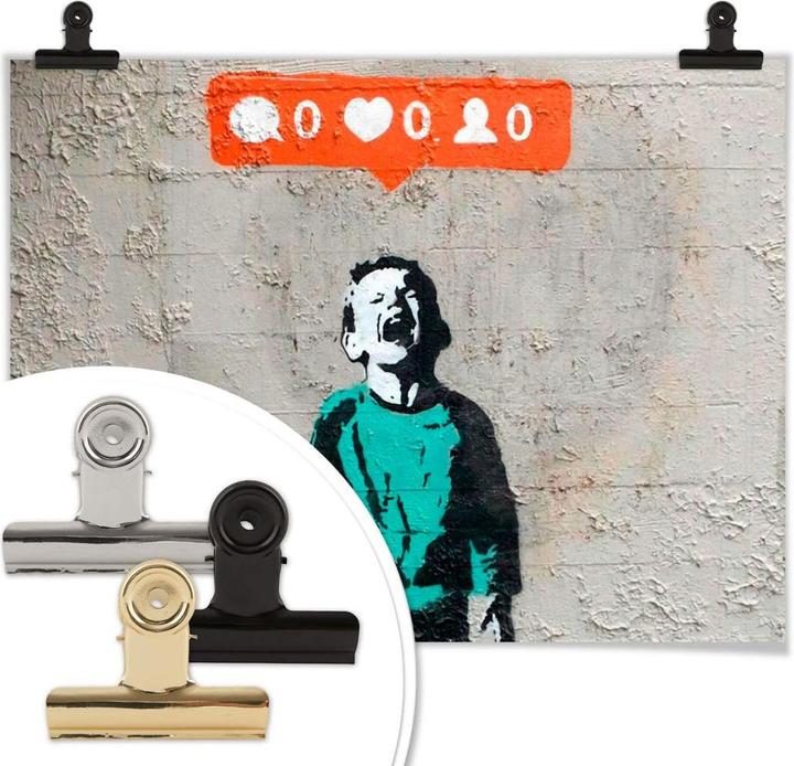 Actual product image Trenddeko Nobody likes me (80 x 60 cm)